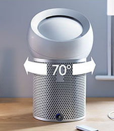 The Dyson Pure Hot+Cool™ fan heater. With Jet Focus technology for long range and personal cooling. 
