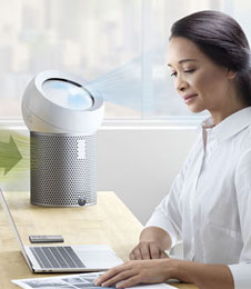 Dyson Pure Hot + Cool™ fan heater. Purification year round.