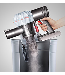 Hygienic bin emptying